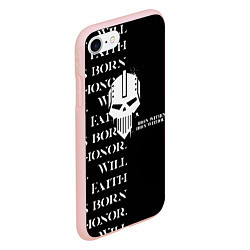 Чехол iPhone 7/8 матовый Боевой клич Железные войны, цвет: 3D-светло-розовый — фото 2