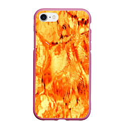 Чехол iPhone 7/8 матовый Жаркая Пустыня, цвет: 3D-малиновый