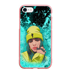 Чехол iPhone 7/8 матовый BILLIE EILISH БИЛЛИ АЙЛИШ Z, цвет: 3D-баблгам