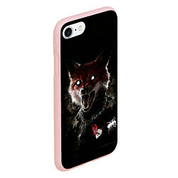 Чехол iPhone 7/8 матовый Prodigy Fox, цвет: 3D-светло-розовый — фото 2