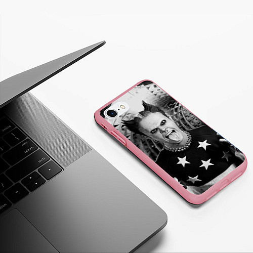 Чехол iPhone 7/8 матовый Firestarter / 3D-Баблгам – фото 3