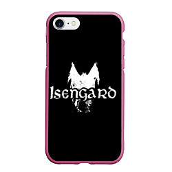 Чехол iPhone 7/8 матовый Isengard, цвет: 3D-малиновый