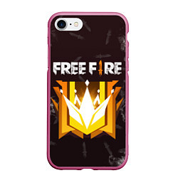 Чехол iPhone 7/8 матовый Free Fire Фри фаер