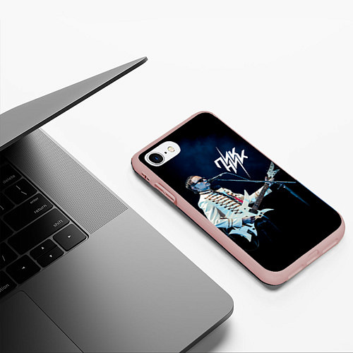 Чехол iPhone 7/8 матовый Пикник Эдмунд Шклярский / 3D-Светло-розовый – фото 3