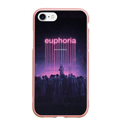 Чехол iPhone 7/8 матовый Что-нибудь почувствуй, цвет: 3D-светло-розовый