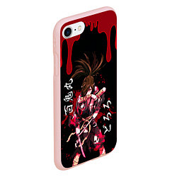 Чехол iPhone 7/8 матовый Аниме Дороро Dororo, Хяккимару, цвет: 3D-светло-розовый — фото 2