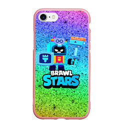 Чехол iPhone 7/8 матовый ЭШ Ash Brawl Stars, цвет: 3D-баблгам