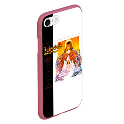 Чехол iPhone 7/8 матовый Labyrinth - David Bowie, цвет: 3D-малиновый — фото 2