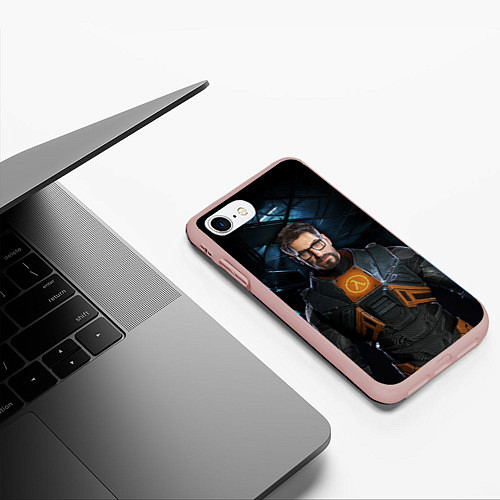 Чехол iPhone 7/8 матовый HL Alyx / 3D-Светло-розовый – фото 3