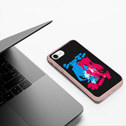 Чехол iPhone 7/8 матовый Шаманы в деле, цвет: 3D-светло-розовый — фото 2