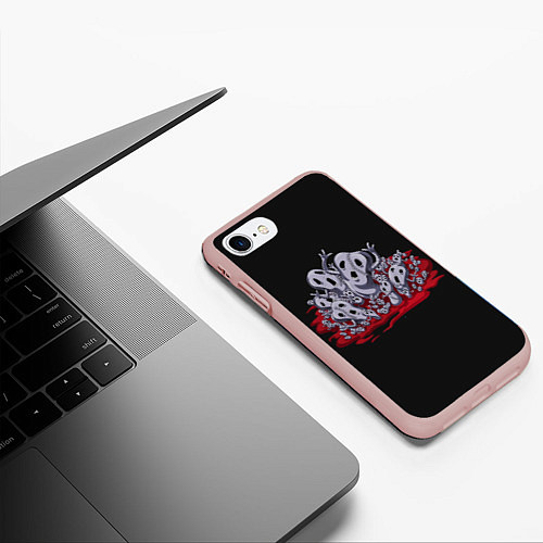 Чехол iPhone 7/8 матовый Metallica Jo Jo / 3D-Светло-розовый – фото 3