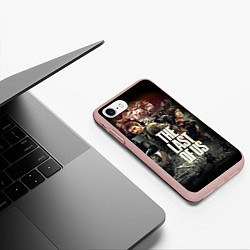 Чехол iPhone 7/8 матовый THE LAST OF US ЩЕЛКУНЫ, цвет: 3D-светло-розовый — фото 2