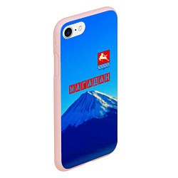 Чехол iPhone 7/8 матовый Магадан герб, цвет: 3D-светло-розовый — фото 2