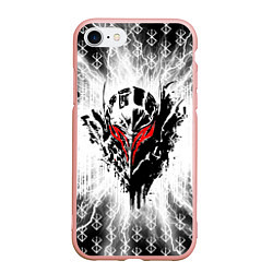 Чехол iPhone 7/8 матовый Берсерк Berserk, цвет: 3D-светло-розовый