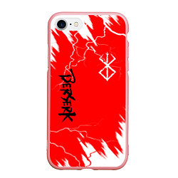 Чехол iPhone 7/8 матовый BERSERK logo, цвет: 3D-баблгам