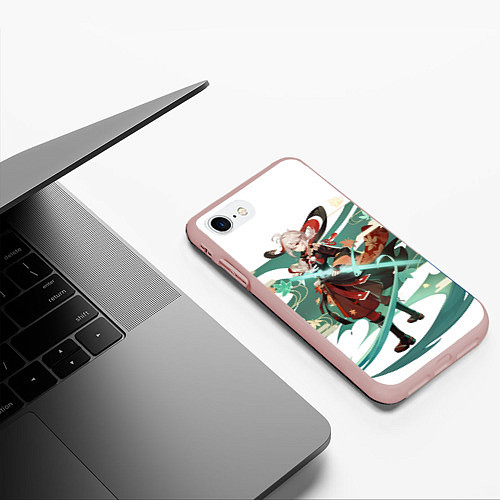 Чехол iPhone 7/8 матовый ТОМА МЕСТНЫЙ АВТОРИТЕТ / 3D-Светло-розовый – фото 3