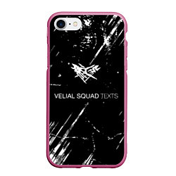 Чехол iPhone 7/8 матовый Velial Squad, цвет: 3D-малиновый