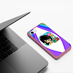 Чехол iPhone 7/8 матовый Нари Nari Toca Boca, цвет: 3D-малиновый — фото 2