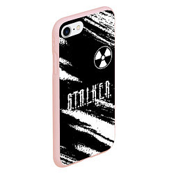 Чехол iPhone 7/8 матовый S T A L K E R 2: Тени Чернобыля, цвет: 3D-светло-розовый — фото 2