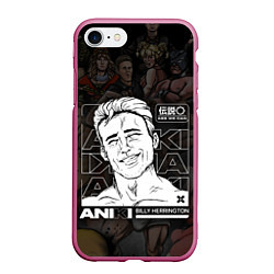 Чехол iPhone 7/8 матовый BILLY HERRINGTON ANIKI, цвет: 3D-малиновый