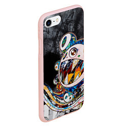 Чехол iPhone 7/8 матовый Стрит-арт Такаси Мураками, цвет: 3D-светло-розовый — фото 2