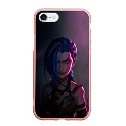 Чехол iPhone 7/8 матовый Evil Jinx, цвет: 3D-светло-розовый