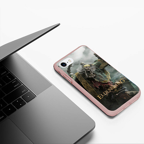 Чехол iPhone 7/8 матовый Elden Ring - Ведьма / 3D-Светло-розовый – фото 3