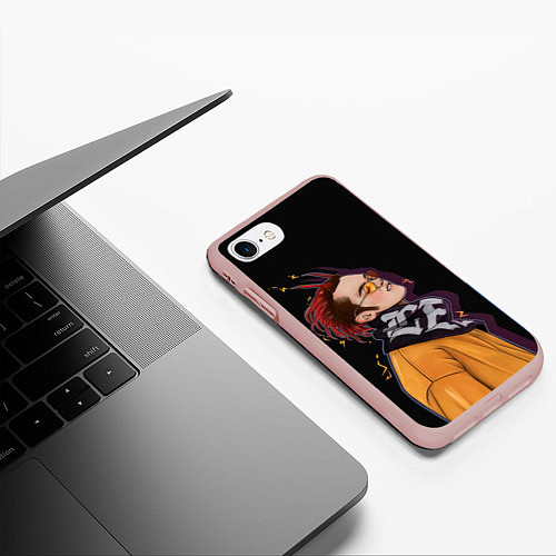 Чехол iPhone 7/8 матовый Gone Fludd on style / 3D-Светло-розовый – фото 3
