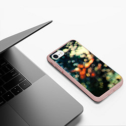 Чехол iPhone 7/8 матовый Obscured by Clouds - Pink Floyd, цвет: 3D-светло-розовый — фото 2