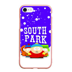 Чехол iPhone 7/8 матовый SOUTH PARK ЮЖНЫЙ ПАРК, цвет: 3D-светло-розовый