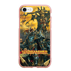 Чехол iPhone 7/8 матовый Warhammer old battle, цвет: 3D-светло-розовый