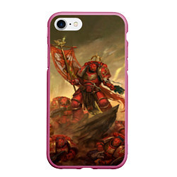Чехол iPhone 7/8 матовый Красные скорпионы
