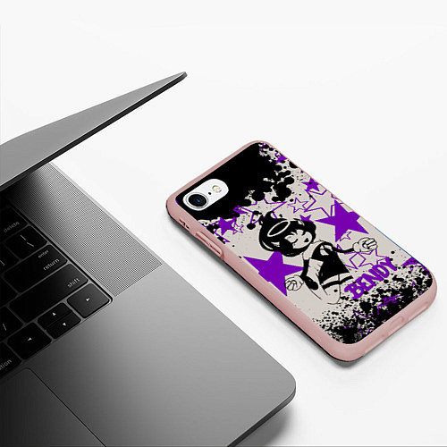Чехол iPhone 7/8 матовый Ангел Алиса / 3D-Светло-розовый – фото 3