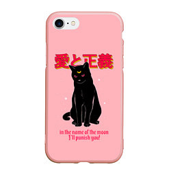 Чехол iPhone 7/8 матовый Сейлор Мяу - Sailor Moon