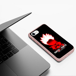 Чехол iPhone 7/8 матовый Hunter x Hunter - Gon Furikusu, цвет: 3D-светло-розовый — фото 2