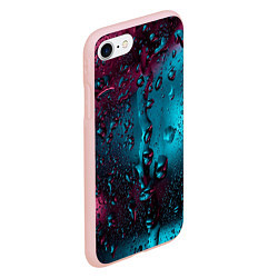 Чехол iPhone 7/8 матовый Ностальгия фиолетового дождя, цвет: 3D-светло-розовый — фото 2