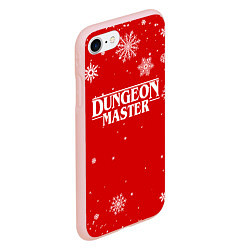 Чехол iPhone 7/8 матовый ГАЧИМУЧИ DUNGEON MASTER НОВОГОДНИЙ, цвет: 3D-светло-розовый — фото 2