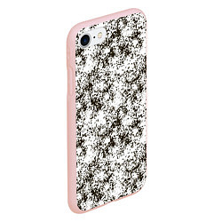 Чехол iPhone 7/8 матовый Зимний Камуфляж цифра, цвет: 3D-светло-розовый — фото 2