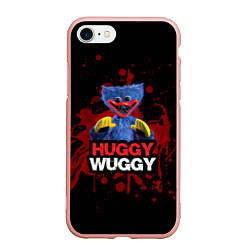 Чехол iPhone 7/8 матовый 3D Хаги ваги Huggy Wuggy Poppy Playtime, цвет: 3D-светло-розовый