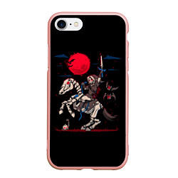 Чехол iPhone 7/8 матовый Адский Линк, цвет: 3D-светло-розовый