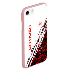 Чехол iPhone 7/8 матовый Citroen ситроен, цвет: 3D-баблгам — фото 2