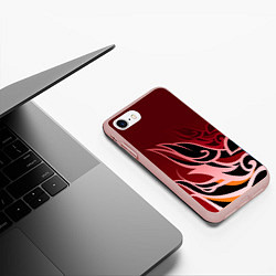 Чехол iPhone 7/8 матовый ТОМА GENSHIN IMPACT, цвет: 3D-светло-розовый — фото 2