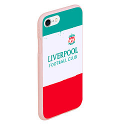 Чехол iPhone 7/8 матовый Liverpool sport, цвет: 3D-светло-розовый — фото 2