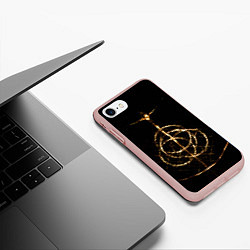 Чехол iPhone 7/8 матовый ЭЛДЕН РИНГ ELDEN RING, цвет: 3D-светло-розовый — фото 2
