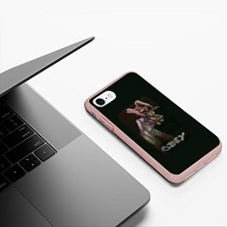 Чехол iPhone 7/8 матовый Five Nights at Freddys кролик, цвет: 3D-светло-розовый — фото 2