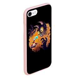 Чехол iPhone 7/8 матовый Борьба Чашки с Дьяволом Cuphead, цвет: 3D-светло-розовый — фото 2