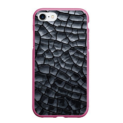 Чехол iPhone 7/8 матовый Fashion pattern 2022, цвет: 3D-малиновый