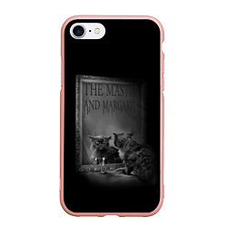 Чехол iPhone 7/8 матовый The Master and Margarita, цвет: 3D-светло-розовый