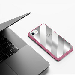 Чехол iPhone 7/8 матовый JAGUR, цвет: 3D-малиновый — фото 2