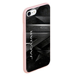 Чехол iPhone 7/8 матовый JAGUR ЯГУАР абстракция, цвет: 3D-светло-розовый — фото 2